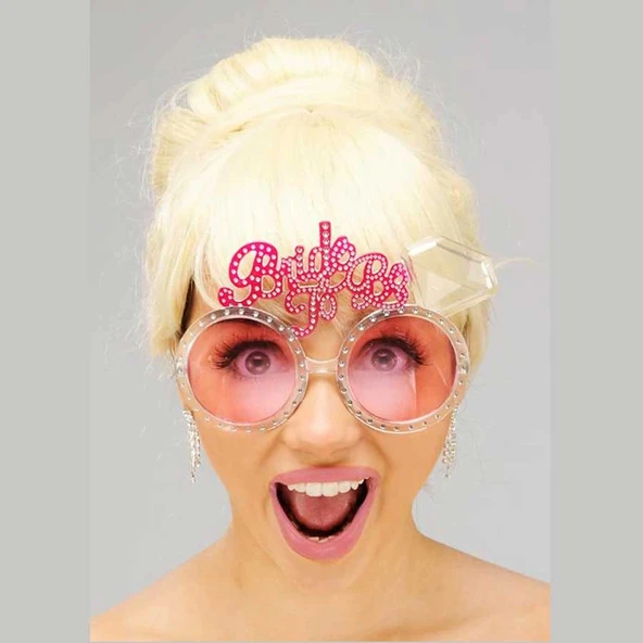 pilelistore Bride To Be Bekarlığa Veda Partisi Gözlüğü Pembe Renk