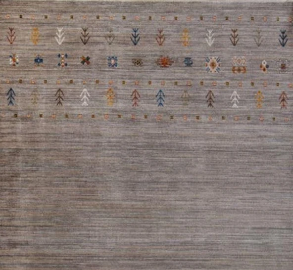 Gabardin Halı 7/24 Serisi 1127 Gri Salon Oturma Yatak Odası Halısı - Resim 2