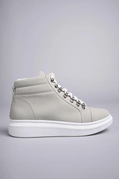 SLW206 Ottawa Bağcıklı Süet Erkek Günlük Spor Bot BT - Gri - 5