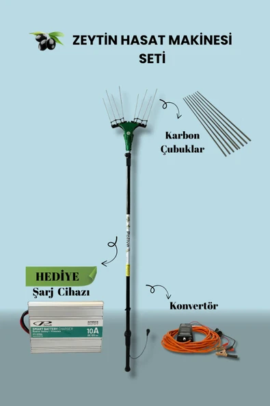 Zeytin Hasat Makinesi - Hediye Şarj Cihazı