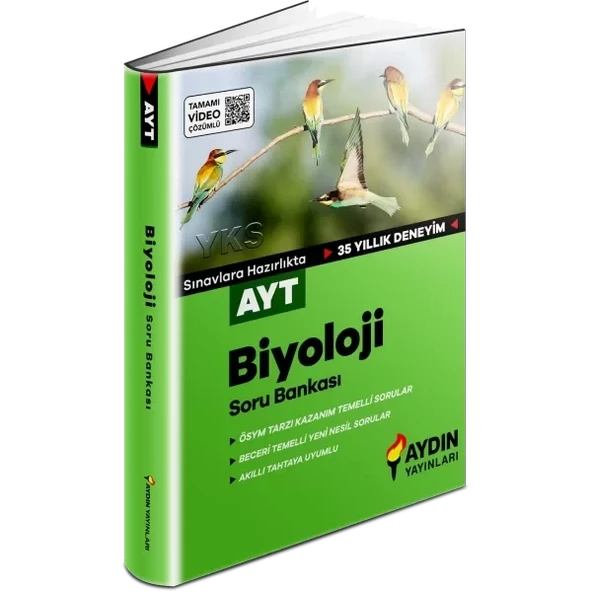 AYDIN YAYINLARI AYT Biyoloji Soru Bankası ürün görseli