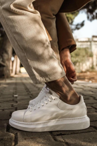 Knack Yüksek Taban Günlük Ayakkabı 044 Beyaz - 6