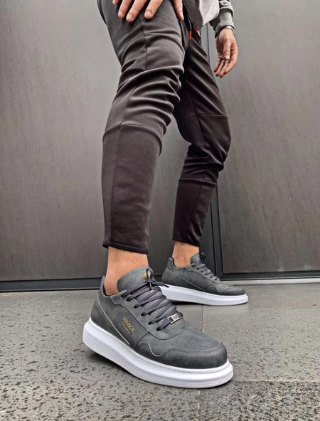 Knack Yüksek Taban Günlük Ayakkabı 040 Gri