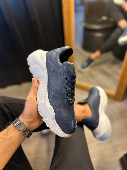 Knack Yüksek Taban Günlük Ayakkabı N75 Lacivert - 2