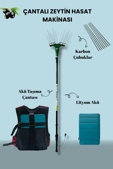 Çantalı Zeytin Hasat Makinesi