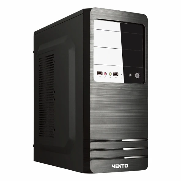 Vento VS114F 450W USB 3.2 ATX Mid Tower Siyah Kasa ürün görseli 1