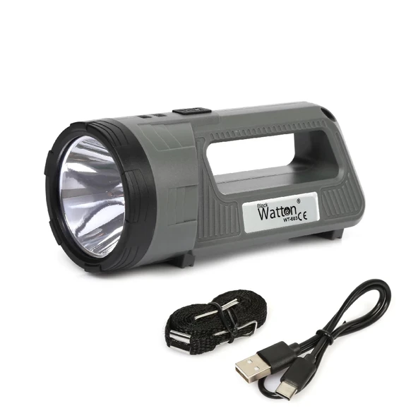 pilelistore Güçlü Şarjlı Fener Masa Lambası Wt-603