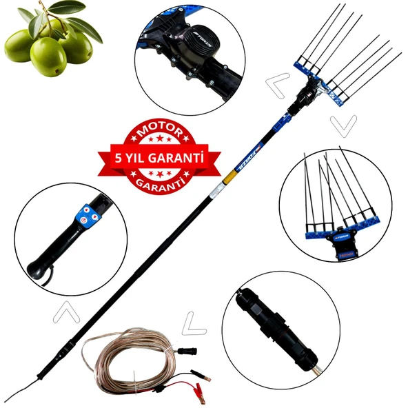 Forza FRZ 2400 Teleskopik Devir Ayarlı Zeytin Hasat Makinesi - 1