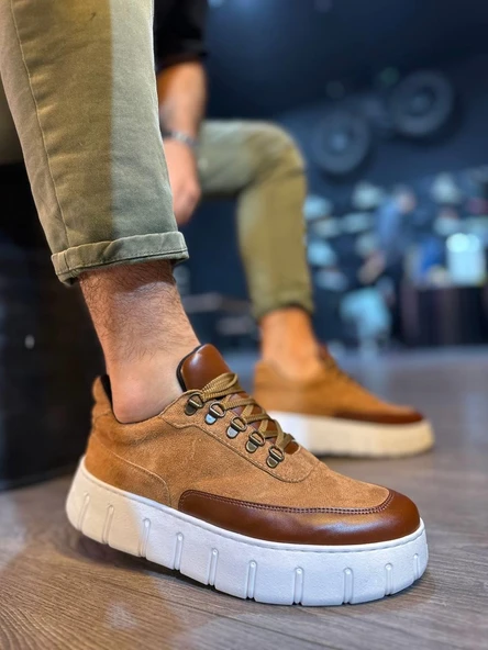 Knack Yüksek Taban Günlük  Ayakkabı 600 Taba