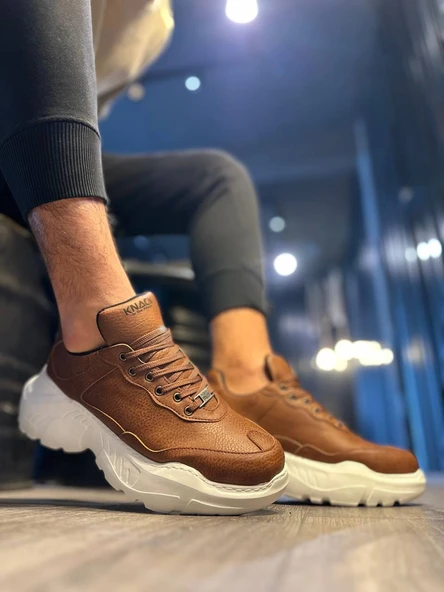 Knack Yüksek Taban Günlük Ayakkabı N75 Taba - 4