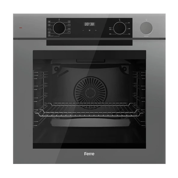 Ferre Steamart-Fryart-Sılentart Serisi Gri Set (SC408-WFA + QEP64CPR +D065-SA) - Döküm Izgara / 65 cm Ocak - Resim 4