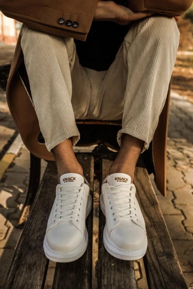 Knack Yüksek Taban Günlük Ayakkabı 044 Beyaz - 2