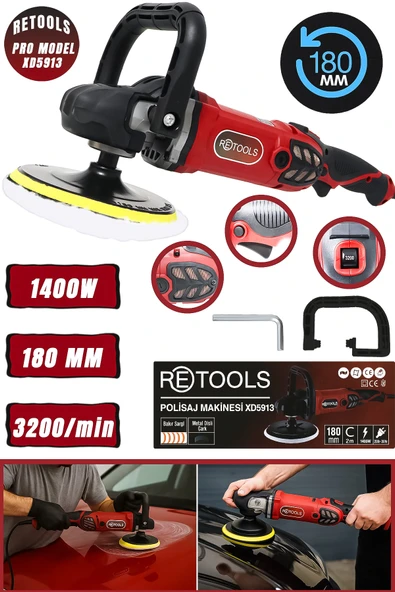 RETOOLS BORDO PRO POLİSAJ 1400 W
