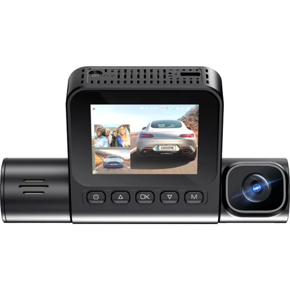 Azdome S58 4K 3 Kameralı 4G LTE Canlı Takip SOS Butonlu Araç Kamerası - 3