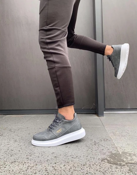 Knack Yüksek Taban Günlük Ayakkabı 040 Gri - 2