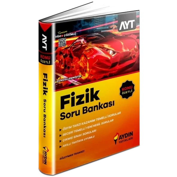 AYDIN YAYINLARI AYT Fizik Konu Özetli Soru Bankası ürün görseli