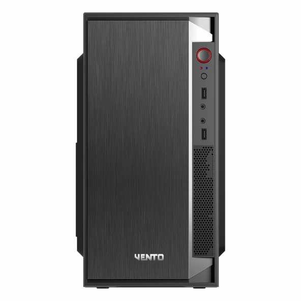 Vento VS119S 400W USB 3.2 mATX Micro Tower Siyah Kasa - Resim 2