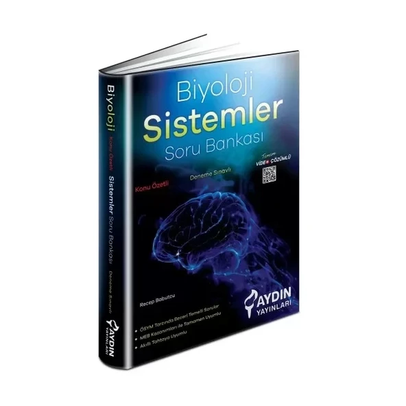 AYDIN YAYINLARI AYT Biyoloji Sistemler Konu Özetli Soru Bankası ürün görseli