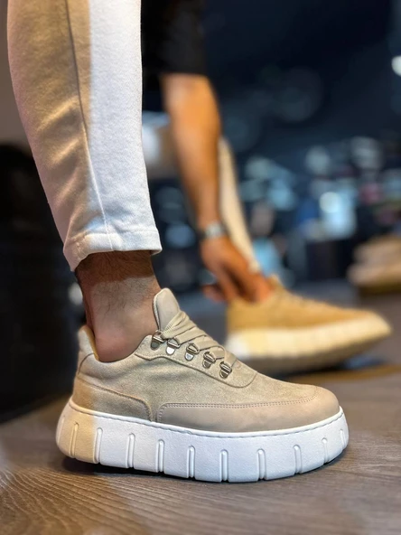 Knack Yüksek Taban Günlük Ayakkabı 600 Vizon - 2