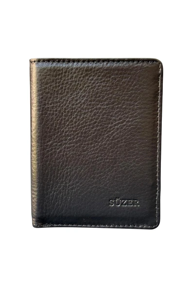 Siyah Mini Boy Dikey Model İnce Erkek Cüzdan - 3040-Siyah - Resim 2