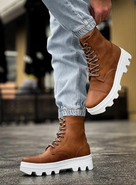 Knack Yüksek Taban Ayakkabı B-023 Taba - 2