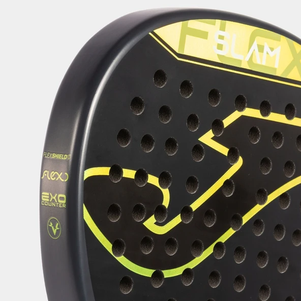 Joma Slam Padel Raket Siyah - Sarı - 5
