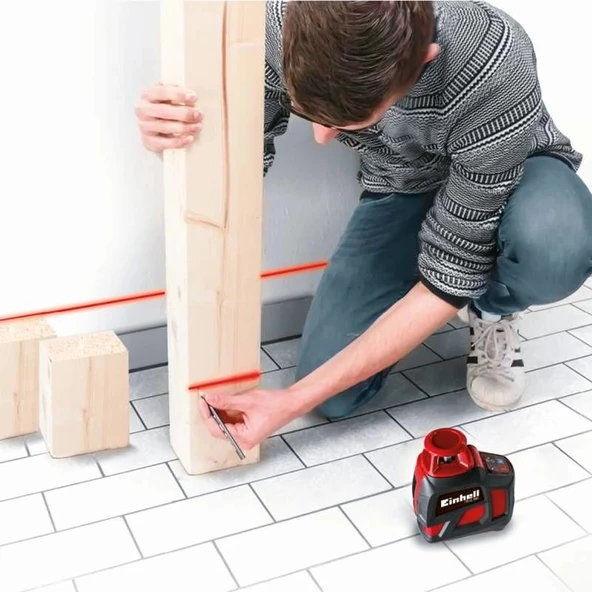 Einhell TE-LL 360° Çapraz Çizgili Lazer Hizalama - Resim 7