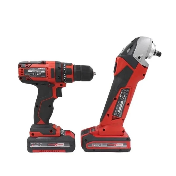 Einhell TC-TK 18 Li Akülü Matkap ve Avuç Taşlama Seti - Resim 7