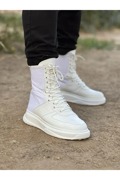 Wagoon WG012 Beyaz Paraşüt Uzun Bağcıklı  Bot - Resim 2