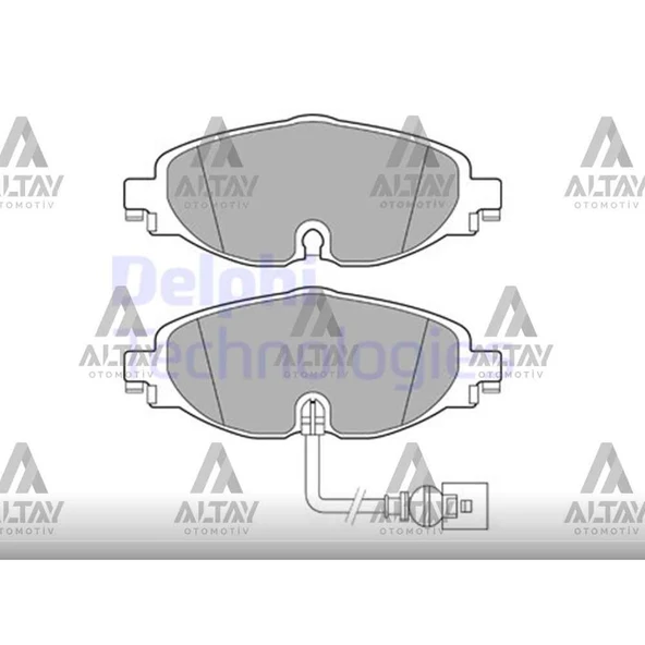 FREN BALATA GOLF VII 12= / PASSAT 14= / T-ROC 18= / A3 12= / LEON 12= / SUPER B 15= FİŞLİ ÖN KÜÇÜK ürün görseli