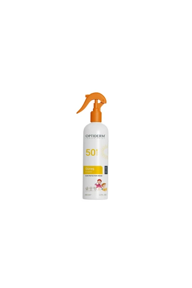 Optiderm Güneş Koruyucu Çocuk Spreyi 200 ml | Hipoalerjenik, Paraben ve Parfüm İçermez - 5