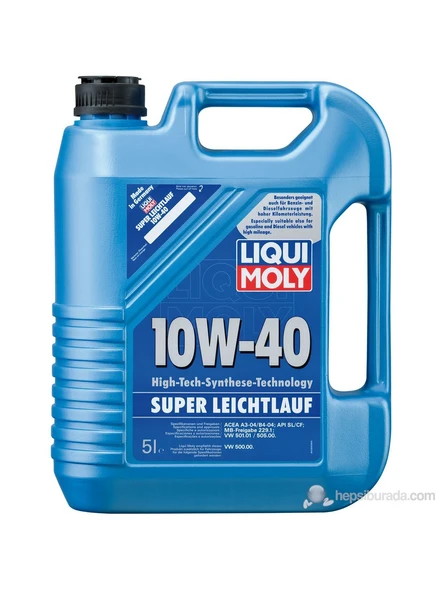 Liqui Moly Super Leichtlauf 10W-40 5 lt Motor Yağı - 1