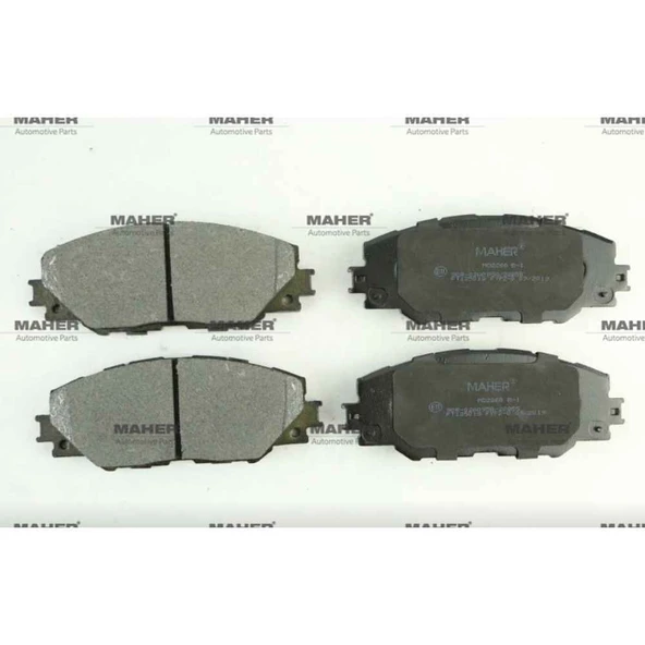 FREN BALATA RAV-4 07= / FE-511 / AURIS 11= 1.8 HYBRID ÖN ürün görseli