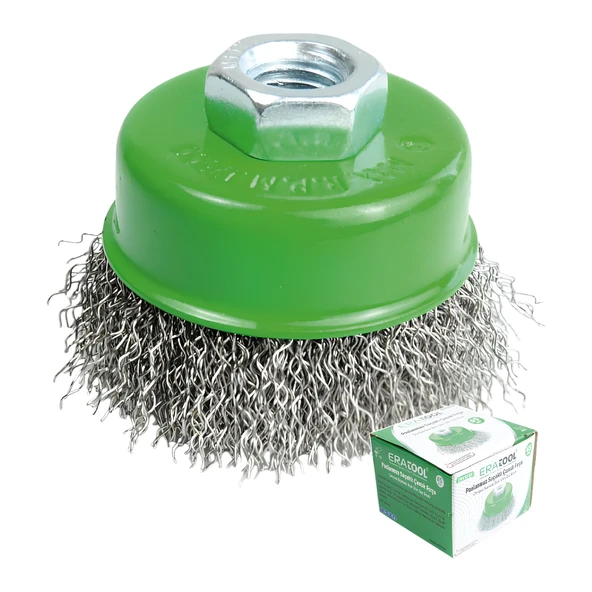 Fixonic Eratool ERA10159 75mm Dalgalı Çanak Fırça Paslanmaz Telli ürün görseli 1