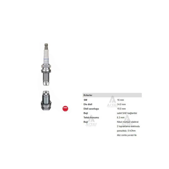 ATEŞLEME BUJİSİ ÇİFT TIRNAK COROLLA 1.3 INJ 4EFE / OPEL ASTRA / FIAT STILO (BKR5EKB-11) ürün görseli