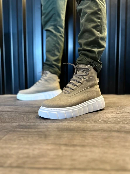 Knack Yüksek Taban Bot 104 Vizon Süet - 2