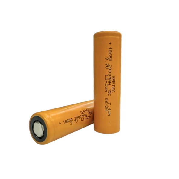 18650 3.7V 2000 Mah 15C Li-Ion Şarjlı Pil (7474) ürün görseli