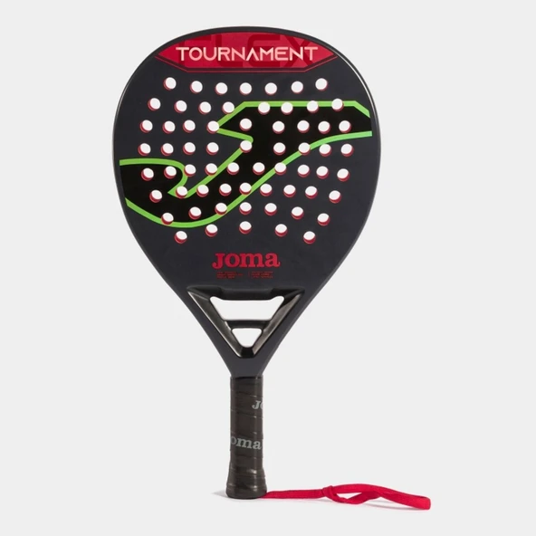 Joma Tournament Padel Raketi Siyah - Kırmızı ürün görseli
