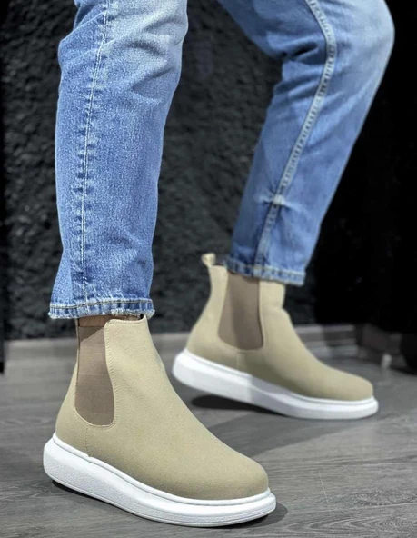 Knack Yüksek Taban Ayakkabı 111 Vizon Süet ürün görseli