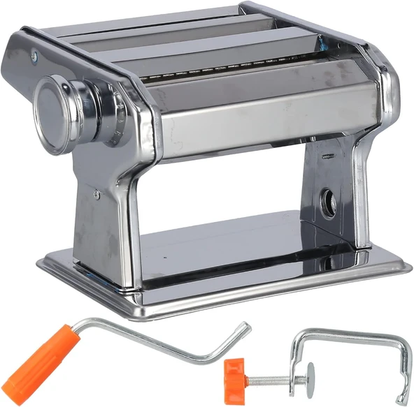 New Life Paslanmaz Çelik Makarna & Erişte Makinesi - Resim 7