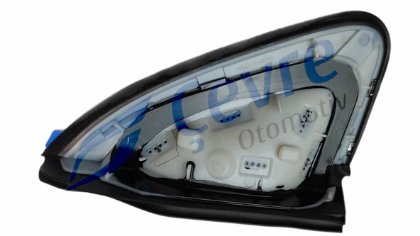 Arka Kapı Açma Yuvası Köşe Plastiği Üçgeni Krom Sağ - Renault Clio 5 833302841R 833308904R - Resim 2