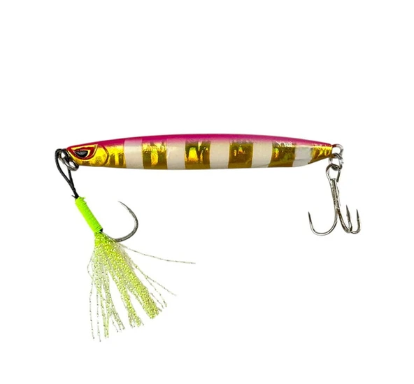 Sea Horse SS Special 40gr Jig Pink Gold Zebra Glow ürün görseli 1