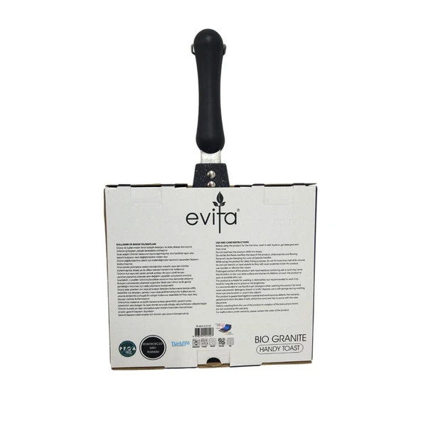 Evita Bio Granit Ocak Üstü El Tost Makinesi Siyah - 2