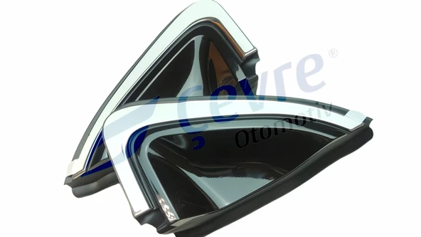 Arka Kapı Açma Yuvası Köşe Plastiği Üçgeni Krom Sağ - Renault Clio 5 833302841R 833308904R - Resim 6