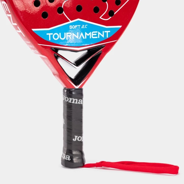 Joma Tournemant Soft Padel Raket Kırmızı Beyaz - Resim 8