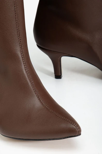 SYT-2025 Açık Kahve Günlük Kadın Çizme - 10