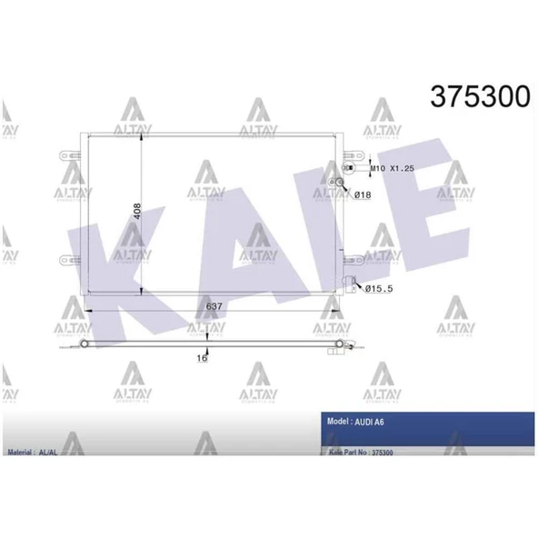 RADYATÖR KLİMA A6 05= MEKANİK ürün görseli