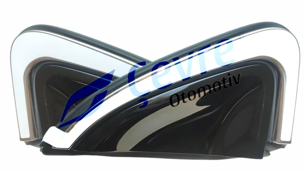 Arka Kapı Açma Yuvası Köşe Plastiği Üçgeni Krom Sol - Renault Clio 5 833314871R 833317175R - Resim 2