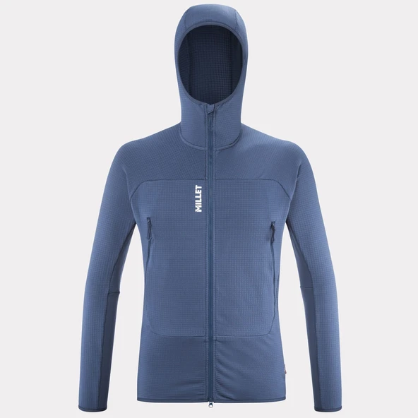 Millet FUSION GRID H Erkek Kapşonlu Polar Ceket Tam Fermuarlı  MIV9024 MIV.N0395 ürün görseli