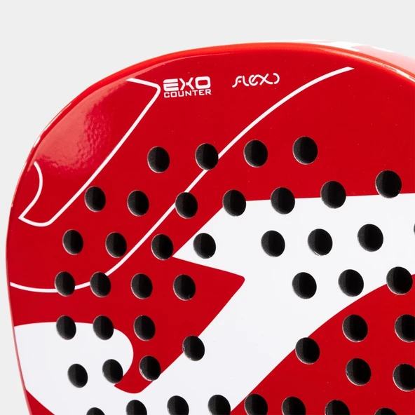 Joma Tournemant Soft Padel Raket Kırmızı Beyaz - Resim 9